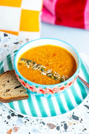 ETN Indian Lentilsoep, our famous homemade comfortfood at ETN saladebar in Enschede