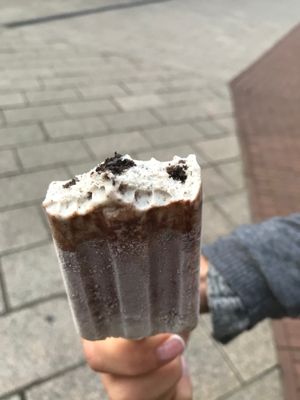 Oreo ice cream! at ETN saladebar in Enschede