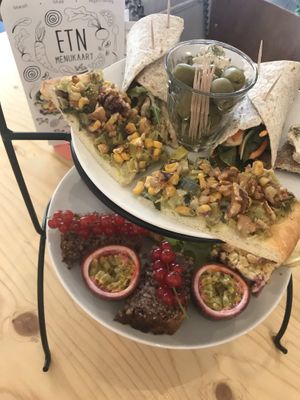 Savory and sweet at ETN saladebar in Enschede