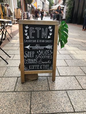 Outside  at ETN saladebar in Enschede