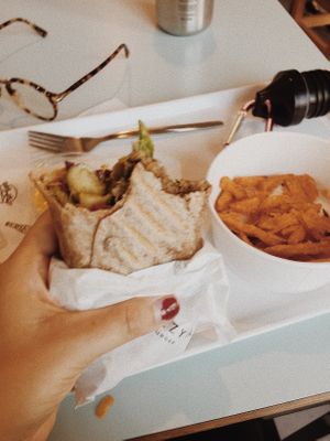 Burger of the month at Krowarzywa in Bialystok