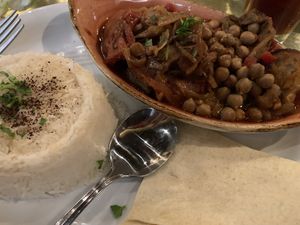 Veg mousaka  at Amardeen Cafe in San Diego