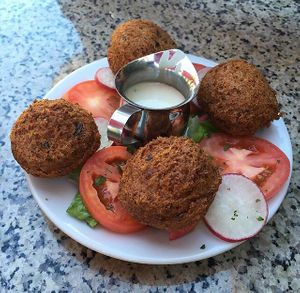 Falafel at Amardeen Cafe in San Diego