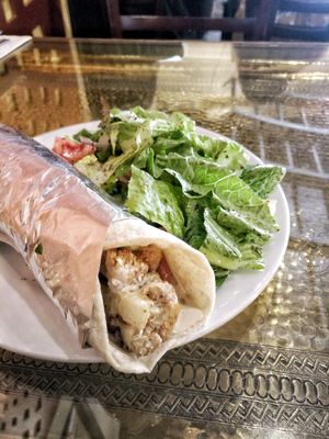 Cauliflower Wrap at Amardeen Cafe in San Diego