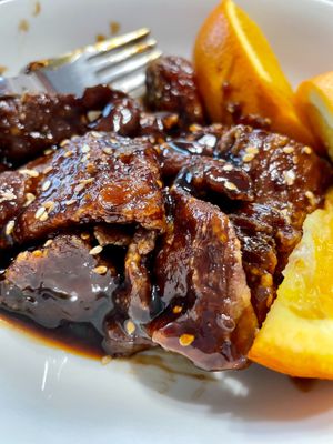 Teriyaki Tofu ~ sticky & sweet at Sushi 2 in San Diego