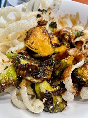 House Brussel Sprouts sautéed to perfection at Sushi 2 in San Diego