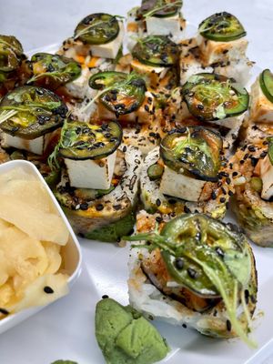 The Jolly Green Giant Roll  at Sushi 2 in San Diego