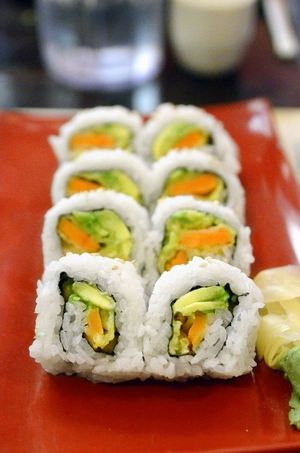 Vegan Shauna  at Sushi 2 in San Diego