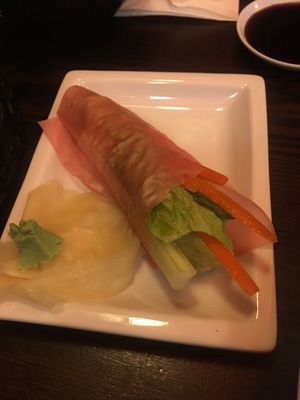 Veggie hand roll at Sushi 2 in San Diego