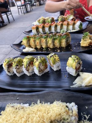 Tons of vegan rolls! at Sushi 2 in San Diego