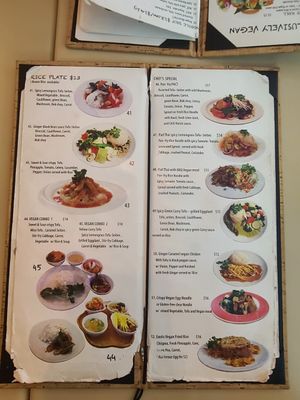 Menu at Saigon Lotus in Toronto