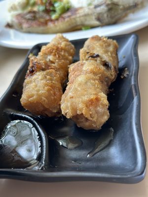 Spring rolls (made with rice paper)  at Saigon Lotus in Toronto