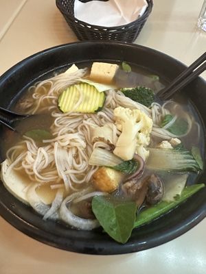 Pho with my mix ins😄 at Saigon Lotus in Toronto