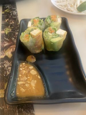 Fresh rolls  at Saigon Lotus in Toronto