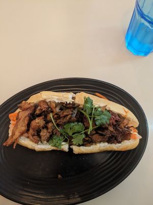 Bbq meat banh mi at Saigon Lotus in Toronto
