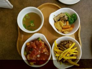 veggie combo #1 at Saigon Lotus in Toronto