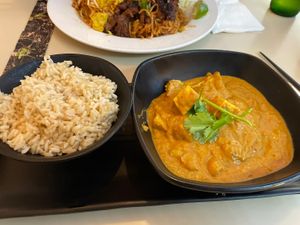 Vegan Butter Chicken with Brown rice   at Saigon Lotus in Toronto