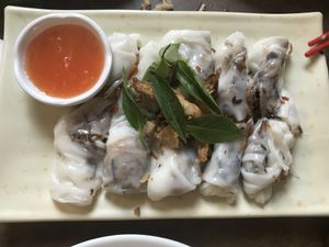 Rice rolls  at Saigon Lotus in Toronto