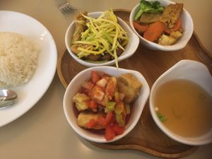 Vegan combo #1 at Saigon Lotus in Toronto