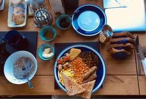 All vegan breakfast. The best one!  at The Cosy Vegan in Dunfermline