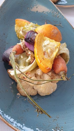 Grilled veggies at Samso Perlen in Samso