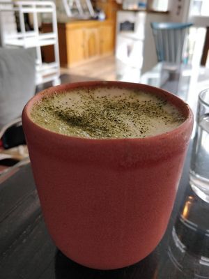 Matcha latte  at Spiregarden in Kristiansand