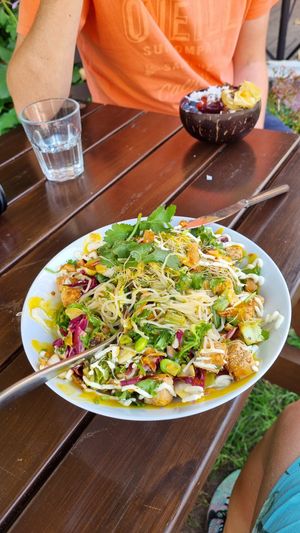 The food looked even better before we started attacking it.. at Spiregarden in Kristiansand