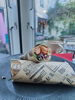 Sweet potato wrap at Spiregarden in Kristiansand