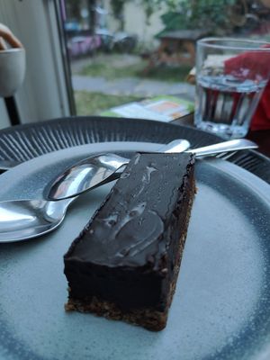 Mocca chocolate cake at Spiregarden in Kristiansand