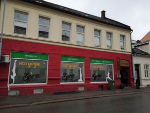 Outside at Spiregarden in Kristiansand