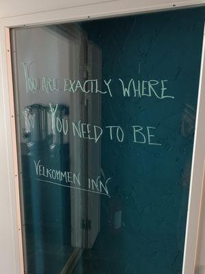 Wonderful quote at Spiregarden in Kristiansand