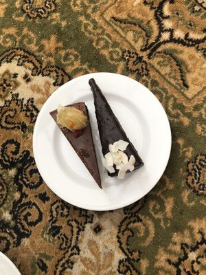 raw cake  at Spiregarden in Kristiansand