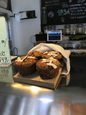 Banana muffins at Spiregarden in Kristiansand