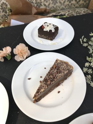 Raw cake  at Spiregarden in Kristiansand