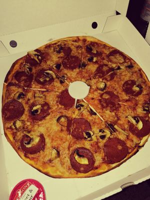 Pepegan Plus Pizza at Village Pizza in Ewell