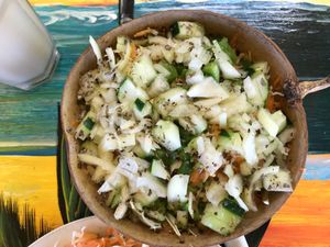 Jamaican Garden Salad at Rasta Ade Refreshments in Negril