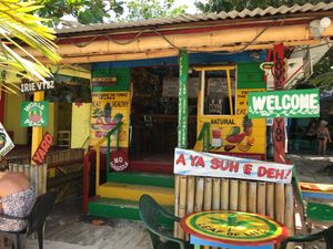 Entrance at Rasta Ade Refreshments in Negril