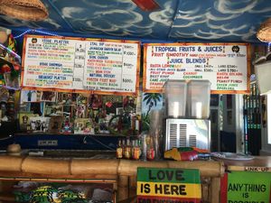 Menu at Rasta Ade Refreshments in Negril