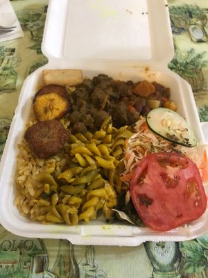 Veggie Platter at Rasta Ade Refreshments in Negril