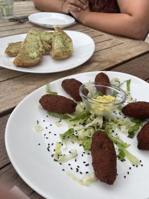 Quinoa croquettes   at El Sibarita in Lanzarote