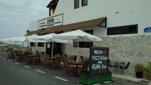 The outside. at El Sibarita in Lanzarote