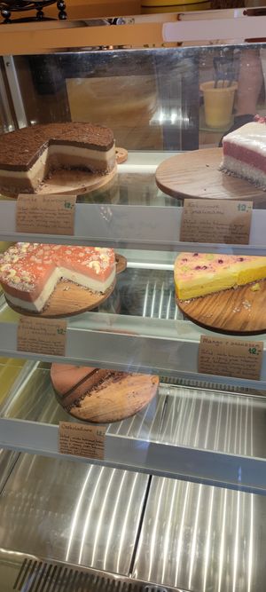 Raw cakes at NEWIN Sweetness Full of Care in Gizycko
