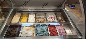 Ice cream choice. All vegan. at NEWIN Sweetness Full of Care in Gizycko