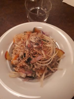 Risotto at Cosmopolis in Bordeaux