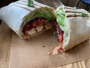 Tofu Wrap  at Ridikas in Kaunas