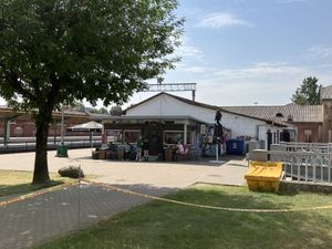 The shop is located in the platform  at Ridikas in Kaunas