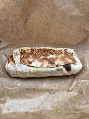Vegan big burrito   at Pickles in Lille