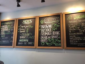 Menu at Pickles in Lille