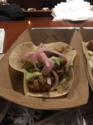 Vegan cauliflower taco - one of the best tacos I’ve had! at Sister Bar in Albuquerque