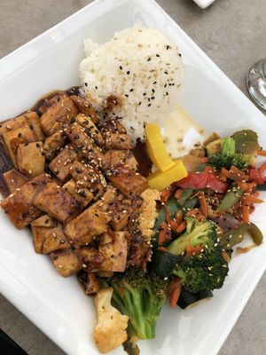 Tofu teriyaki   at The Cultured Pearl in Rehoboth Beach